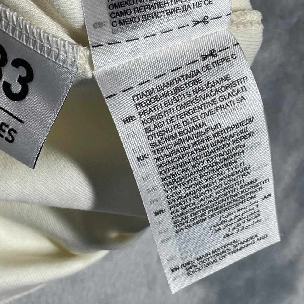 Adidas Originals 1983 Archive Series Ringer Tee Cream Red Womens XS JY2846 NEW - Picture 5 of 9